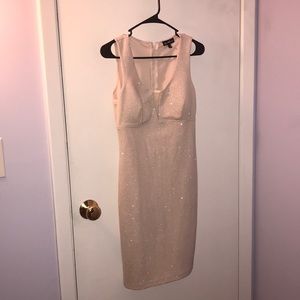 Very good condition used only once shinny dress